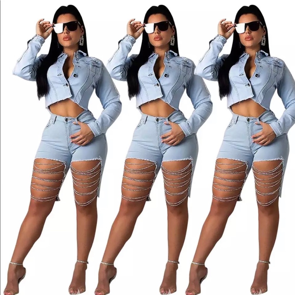 Denim chain set "Katrina"